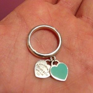 Tiffany & co. Double heart ring